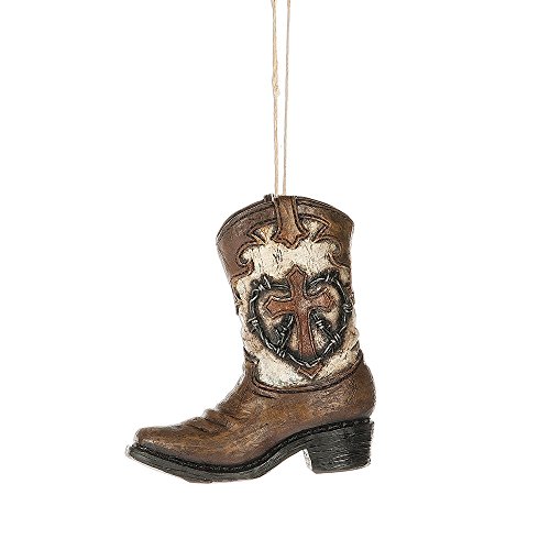 Midwest CBK 3″ x 3.5″ Cowboy Boot Ornament