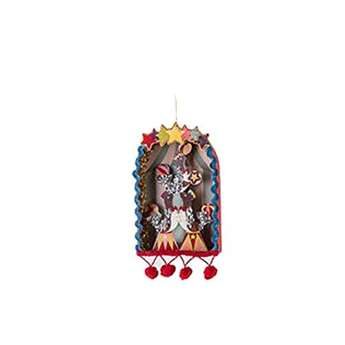 One Hundred 80 Degrees Circus Theme Hanging Paper Ornament (Seal)