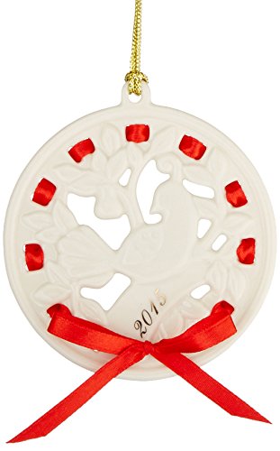 Lenox 2015 Christmas Wrappings Partridge Ornament, 3.75-Inch