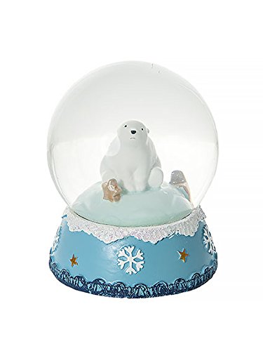 Polar Bear Snow Globe Water Ball Decoration – SECONDS slight discoloration