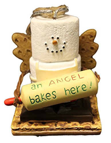 S’Mores Baker “An Angel Bakes Here” Christmas/ Everyday Ornament