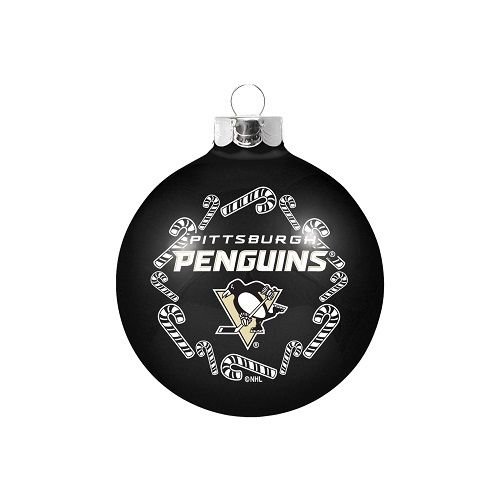 Pittsburgh Penguins NHL Hockey Glass Christmas Ornament Holiday Decoration