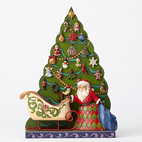 Jim Shore Santa/Tree Advent Calendar, 25Pc