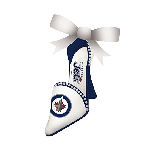 Winnipeg Jets High Heel Shoe Christmas Ornament