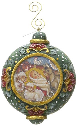 G. Debrekht Village Nativity Scenic Ornament, 3.5″