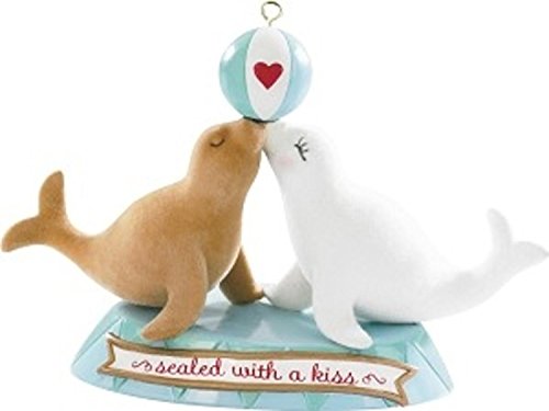 Carlton Cards Heirloom Romance “Sealed with a Kiss” Christmas Ornament
