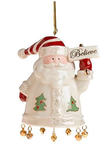 Lenox Santa Believe Porcelain Ornament
