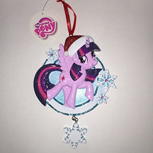 MLP Twilight Sparkle w/Snowflake Personalized Christmas Tree Ornament