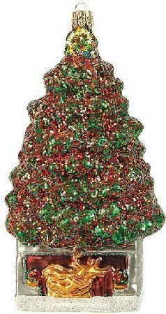 Rockefeller Center Christmas Tree Polish Glass Ornament by PINNACLE PEAK