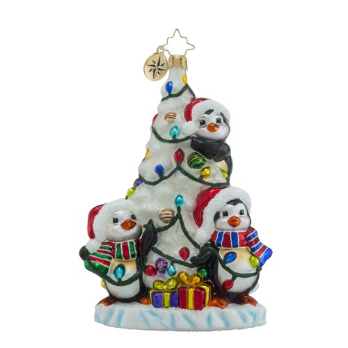 Christopher Radko We Three Penguins Animal Christmas Ornament