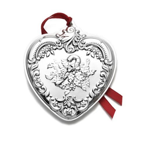 Wallace 2008 Grande Baroque Heart Ornament – 17th Edition