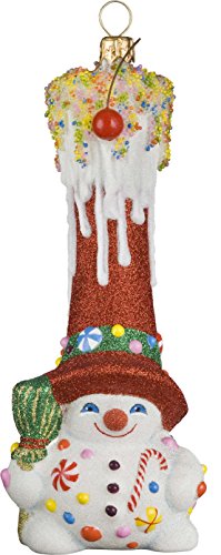 Glitterazzi Gnome Sweet Gnome Snowman Ornament by Joy to the World