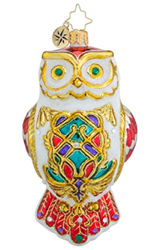 Christopher Radko Owl Fly Away Animal Christmas Ornament