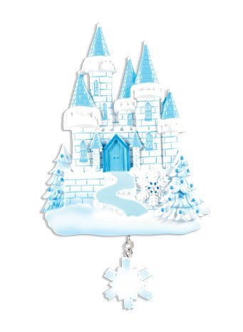 Frozen Castle Personalized Christmas Tree Ornament