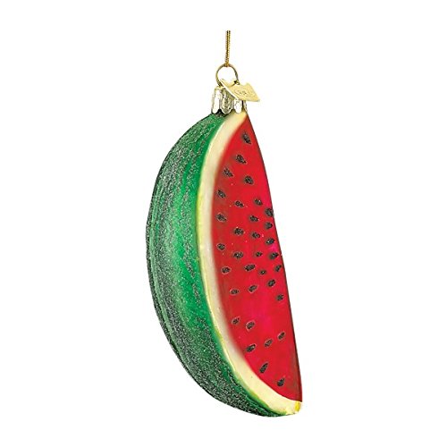 Kurt Adler Glass Noble Gems Watermelon Ornament