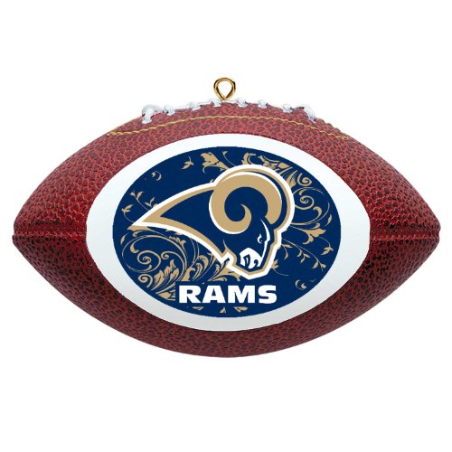 NFL St. Louis Rams Mini Replica Football Ornament
