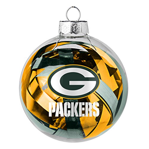 NFL Green Bay Packers Large Tinsel Ball Ornament