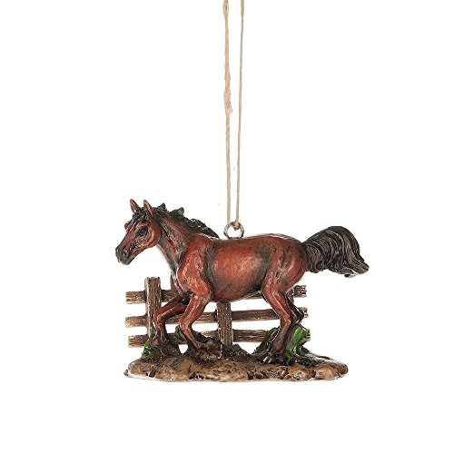 Midwest CBK 2.5″ x 3″ Resin Farm Horse Ornament