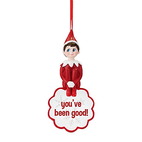 Department 56 Elf on The Shelf Snowflake You’ve Been Good Ornament