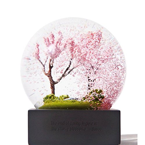 Putars Crystal Meditation Ball Globe with Free Crystal Stand Clear Home Decoration Crystal Ball (spring)