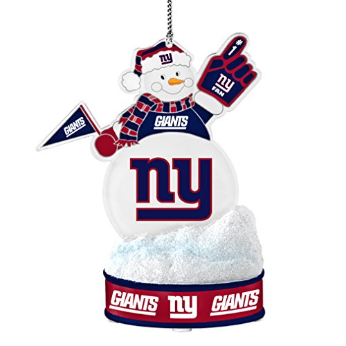 NFL New York Giants LED Snowman Ornament
