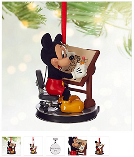 Disney – Mickey Mouse Animator Sketchbook Ornament – New