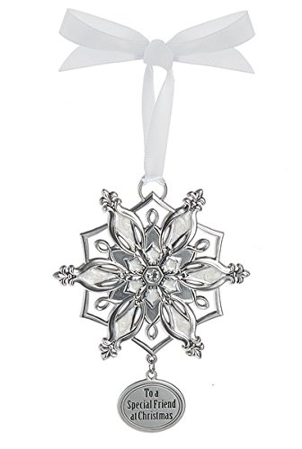 Ganz Snowflake Ornament – To a Special Friend at Christmas