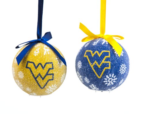 West Virginia Boxed LED Ornament Set
