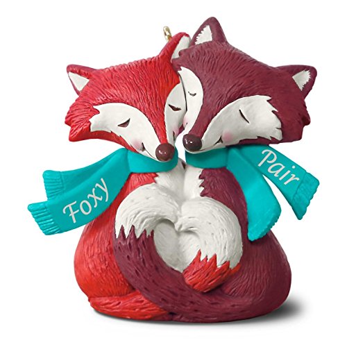 Hallmark Foxy Pair Cute Couple Ornament