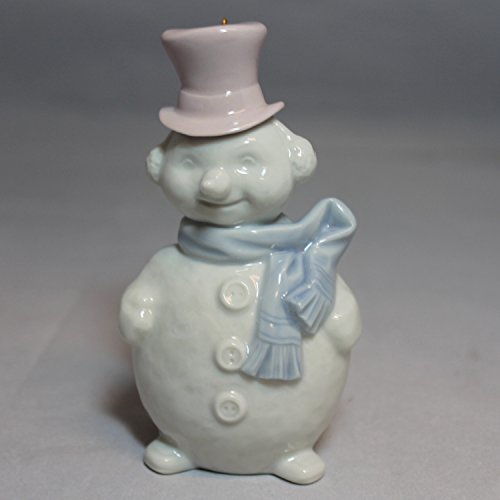 Lladro Figurine, 5841 Snowman Ornament