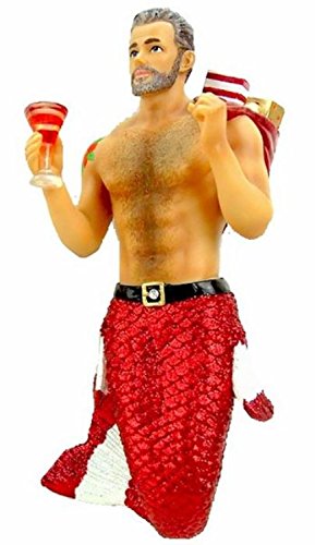 December Diamonds Santa Daddy II Merman Ornament by December Diamonds