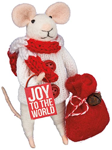 Primitives by Kathy Mouse with Tiny Joy to the World Sign