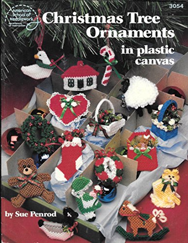 Christmas Tree Ornaments in Plastic Canvas