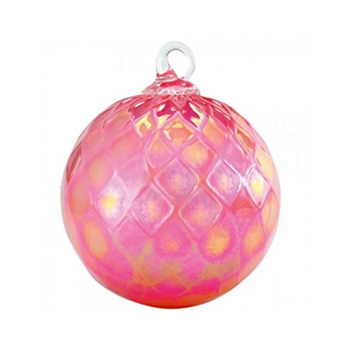 Glass Eye Studios Blush Diamond Ornament