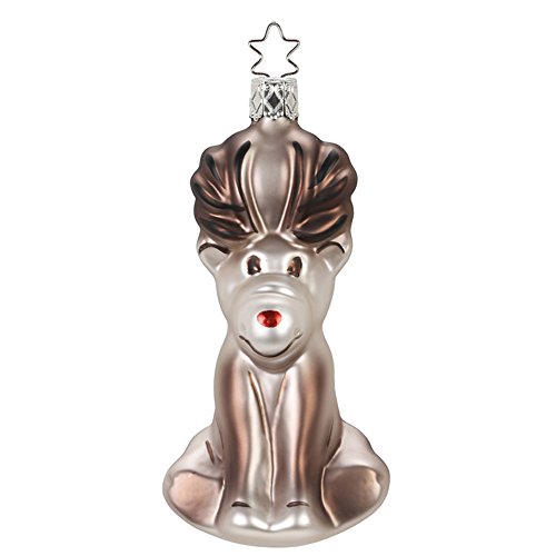 Moose Christmas Ornament Inge-Glas