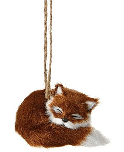 Midwest CBK 3.25″ x 2.5″ Plush Sleeping Fox Ornament
