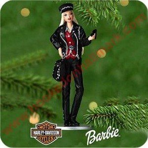 QXI8554 Harley-Davidson Barbie Hallmark Keepsake Ornament 2000