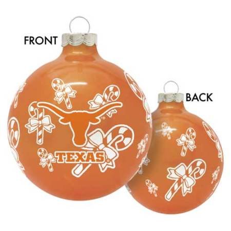 Texas Longhorns NCAA Traditional Round Ornament