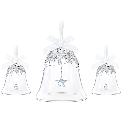 Swarovski Annual Edition 2016 Christmas Bell Ornament, 3-Piece Set