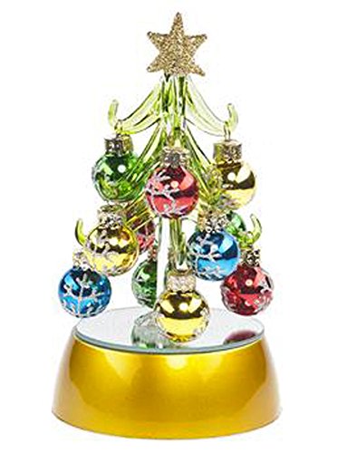 Snowflake Decorated Light Up Ornament Christmas Tree – By Ganz