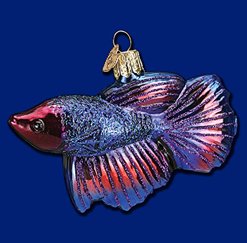 Betta Fish Christmas Ornament