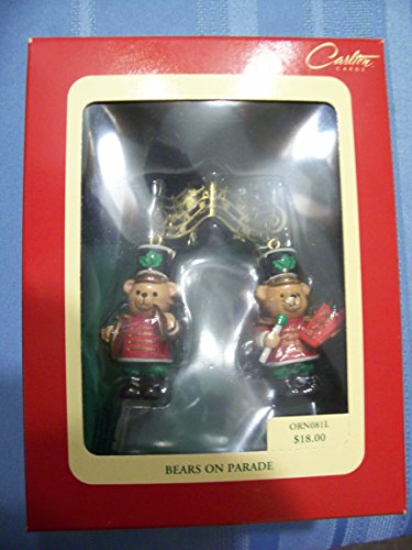 Carlton Heirloom Collection Bears On Parade Ornament