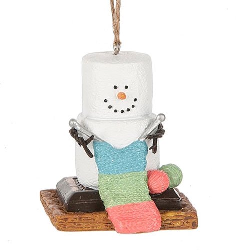 S’mores Original 2017 Knitting Snowman Ornament