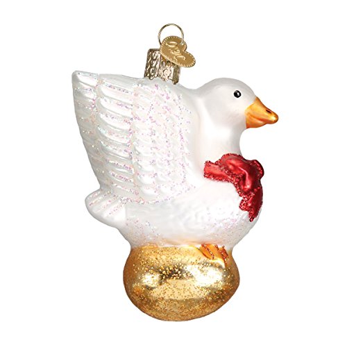 Old World Christmas Golden Goose Glass Blown Ornament