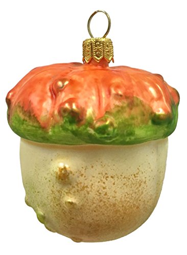 Turban Pumpkin Squash Polish Glass Christmas Tree Ornament Vegetable Fruit Food