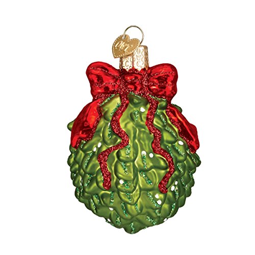 Old World Christmas Mistletoe Glass Blown Ornament