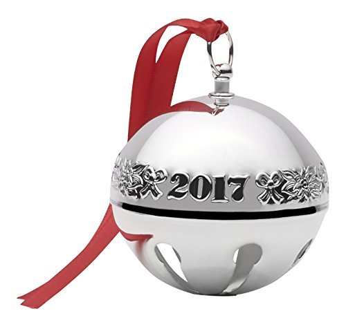 Wallace 2017 Silver Plated Sleigh Bell Ornament, 47th Edition
