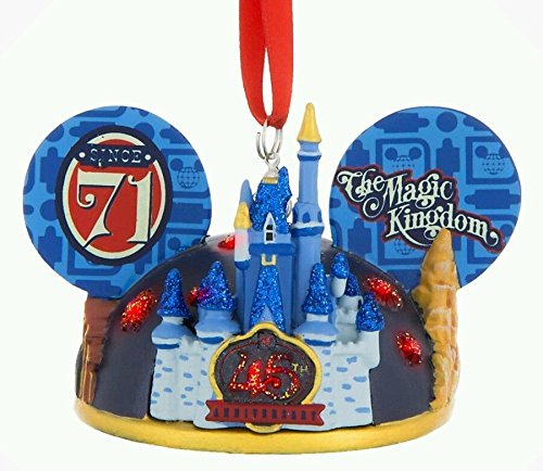 Disney Parks Walt Disney World Magic Kingdom 45th Anniversary Ear Hat Ornament Since 1971