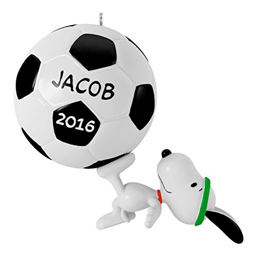 Hallmark 2016 Christmas Ornament Kickin’ With Snoopy Soccer Ornament