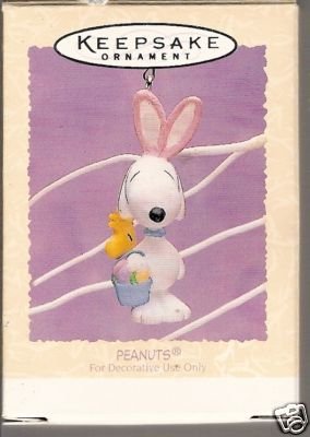 Peanuts Easter Beagle Ornament Snoopy 1995 Hallmark Easter Collection